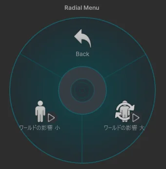選択式のシンプルなメニューを生成できる